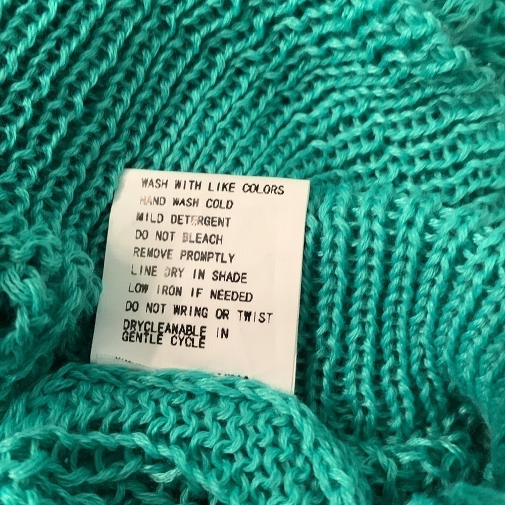 TEMU Beautiful Open Knit VNeck Sweater Size Large NWOT - Picture 4 of 4